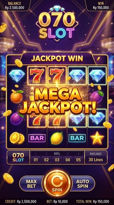 Galeri pratinjau visual 070slot build APK resmi terbaru